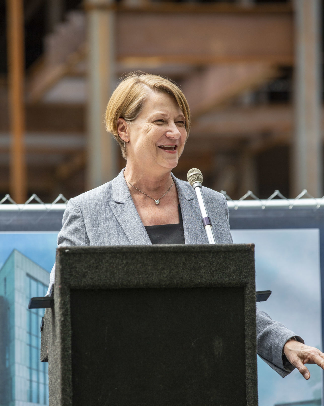 School of Nursing and Instructional Building topping out ceremony